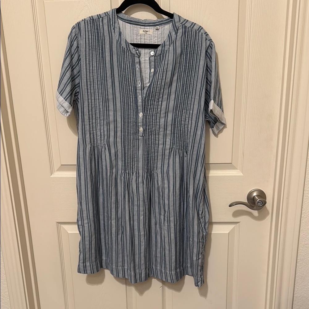 Dylan Chambray Striped Dress